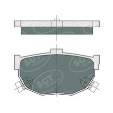 SP 386 PR SCT Комплект тормозных колодок, дисковый тормоз