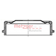 BT 1066 METZGER Тормозной барабан