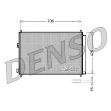 DCN50030 DENSO Конденсатор, кондиционер