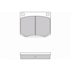 12-0112 E.T.F. Комплект тормозных колодок, дисковый тормоз