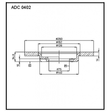 ADC 0402 Allied Nippon Гидравлические цилиндры