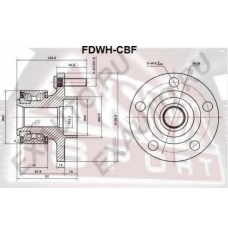 FDWH-CBF ASVA Ступица колеса
