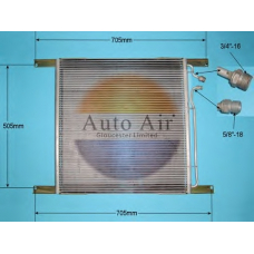 16-9765 AUTO AIR GLOUCESTER Конденсатор, кондиционер