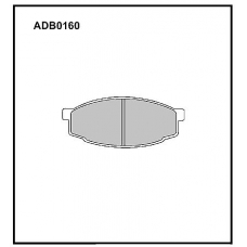 ADB0160 Allied Nippon Тормозные колодки