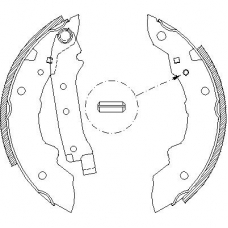 4038.00 ROADHOUSE Комплект тормозных колодок