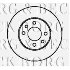 BBD5014 BORG & BECK Тормозной диск