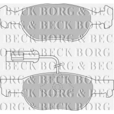 BBP1441 BORG & BECK Комплект тормозных колодок, дисковый тормоз