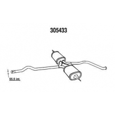 394330543300 MAGNETI MARELLI Выпускной трубопровод