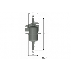 E105 MISFAT Топливный фильтр