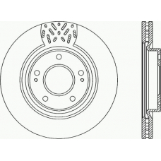 BDR2281.20 OPEN PARTS Тормозной диск