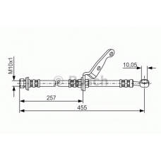 1 987 476 206 BOSCH Тормозной шланг