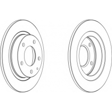 DDF524-1 FERODO Тормозной диск
