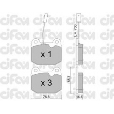 822-013-2 CIFAM Комплект тормозных колодок, дисковый тормоз
