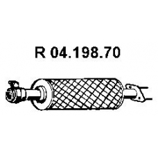 04.198.70 EBERSPACHER Труба выхлопного газа