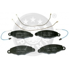 10224 OPTIMAL Комплект тормозных колодок, дисковый тормоз