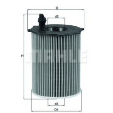 OX 171/2D1 MAHLE Масляный фильтр