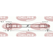 LH3633 DELPHI Тормозной шланг