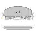 BP3274 BREMSI Комплект тормозных колодок, дисковый тормоз