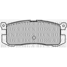 BBP1220 BORG & BECK Комплект тормозных колодок, дисковый тормоз
