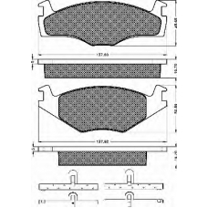 10214 BSF Комплект тормозных колодок, дисковый тормоз