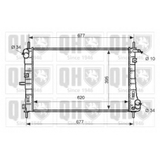 QER2175 QUINTON HAZELL Радиатор, охлаждение двигателя