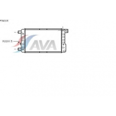 FTA2115 AVA Радиатор, охлаждение двигателя