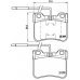 P 61 034 BREMBO Комплект тормозных колодок, дисковый тормоз