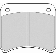 FD601A NECTO Комплект тормозных колодок, дисковый тормоз