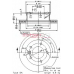 24804 E METZGER Тормозной диск