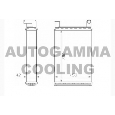 104351 AUTOGAMMA Теплообменник, отопление салона
