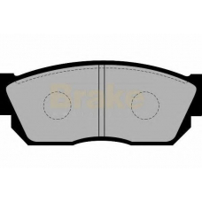 PA356 BRAKE ENGINEERING Комплект тормозных колодок, дисковый тормоз