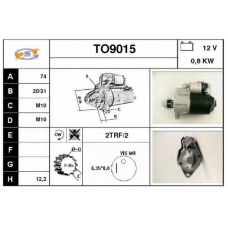 TO9015 SNRA Стартер