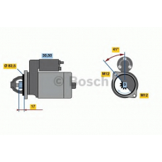 0 986 024 070 BOSCH Стартер