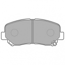 LP2481 DELPHI Комплект тормозных колодок, дисковый тормоз