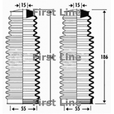 FSG3275 FIRST LINE Пыльник, рулевое управление