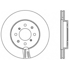 BDA2517.20 OPEN PARTS Тормозной диск