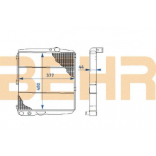 2110237 BEHR Radiator