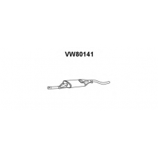 VW80141 VENEPORTE Глушитель выхлопных газов конечный