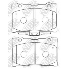 PN8801 NiBK Комплект тормозных колодок, дисковый тормоз