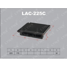 LAC225C LYNX Lac-225c фильтр салонный nissan tiida 07>