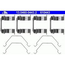 13.0460-0443.2 ATE Комплектующие, колодки дискового тормоза