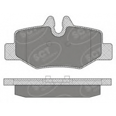 SP 642 SCT Комплект тормозных колодок, дисковый тормоз
