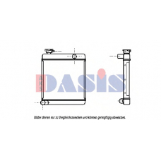 020018N AKS DASIS Радиатор, охлаждение двигателя