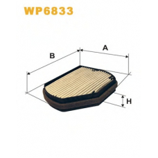 WP6833 WIX Фильтр, воздух во внутренном пространстве