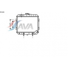 MT2005 AVA Радиатор, охлаждение двигателя