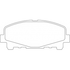 LVXL1631 MOTAQUIP Комплект тормозных колодок, дисковый тормоз