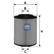 25.070.00 UFI Масляный фильтр