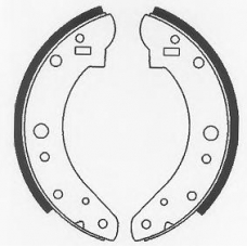 BS541 QUINTON HAZELL Комплект тормозных колодок