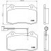 T5070 PAGID Комплект тормозных колодок, дисковый тормоз