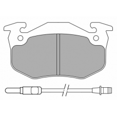 FBP-0477 FREMAX Комплект тормозных колодок, дисковый тормоз